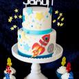 boys-outer-space-themed-birthday-party-cake-ideas